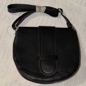 Handbag Purse Crossbody Flap Crescent NWOT